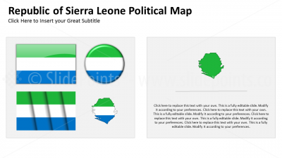 Sierra Leone Vector Maps PowerPoint Editable Templates (310)