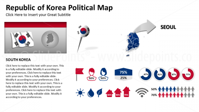 South Korea Vector Maps PowerPoint Editable Templates (327)