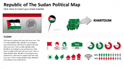 Sudan Vector Maps PowerPoint Editable Templates (335)