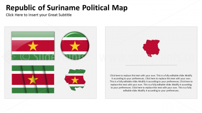 Suriname Vector Maps PowerPoint Editable Templates (338)