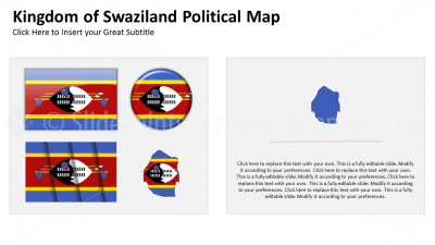 Swaziland Vector Maps PowerPoint Editable Templates (340)