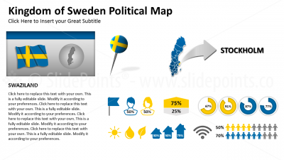 Sweden Vector Maps PowerPoint Editable Templates (341)