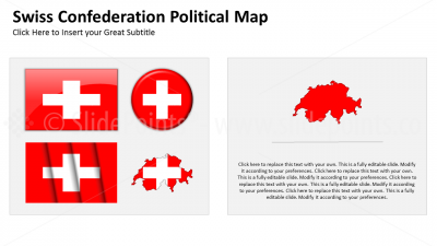 Switzerland Vector Maps PowerPoint Editable Templates (344)