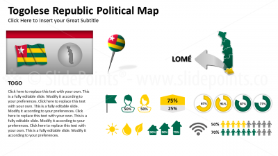 Togo Vector Maps PowerPoint Editable Templates (357)