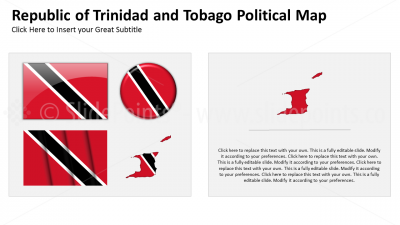 Trinidad & Tobago Vector Maps PowerPoint Editable Templates (360)
