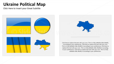 Ukraine Vector Maps PowerPoint Editable Templates (370)