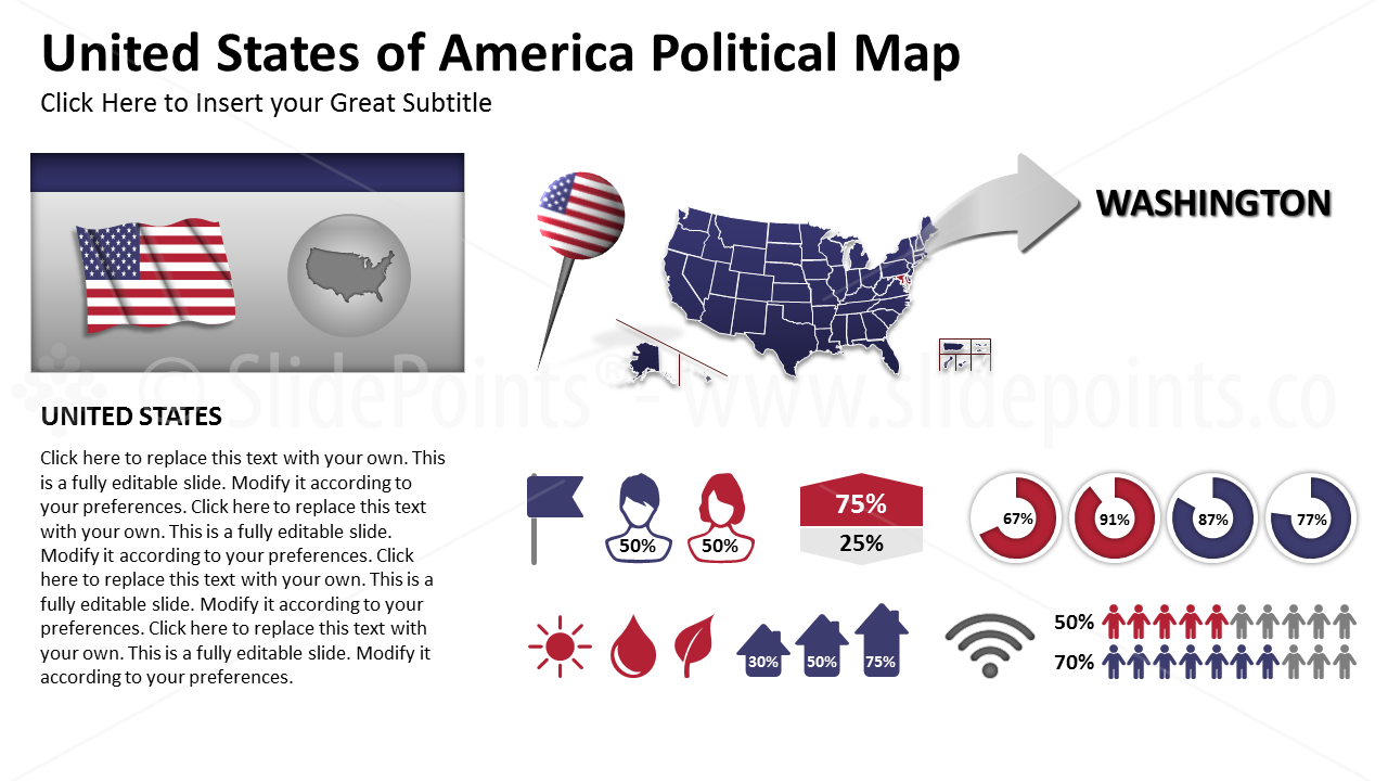United States Vector Maps PowerPoint Editable Templates (379)