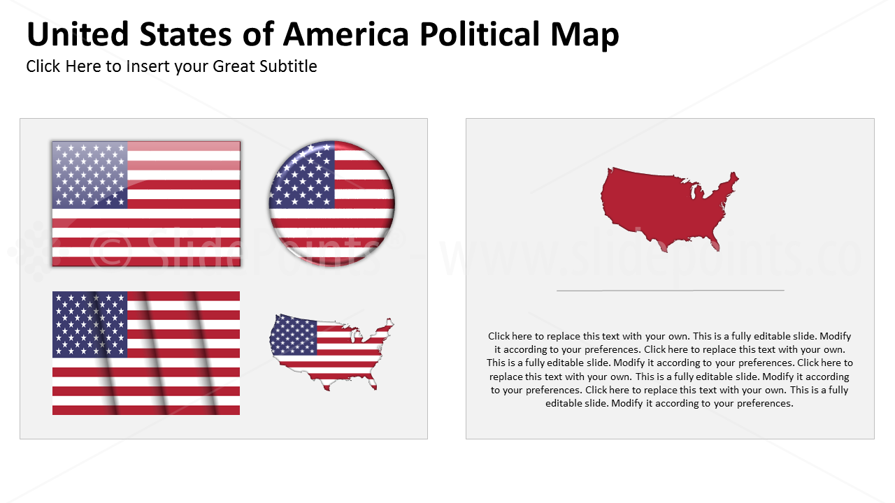 United States Vector Maps PowerPoint Editable Templates (380)