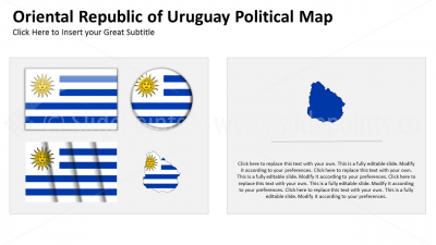 Uruguay Vector Maps PowerPoint Editable Templates (382)