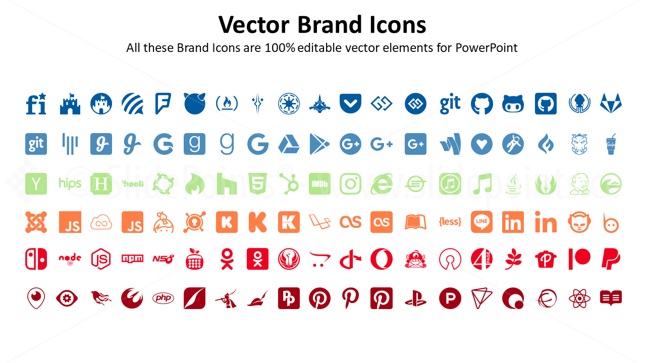 Brands Vector Icons PowerPoint Editable Templates (2)
